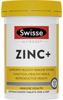 Swisse Ultiboost Zinc+ Tablets 120 Pack