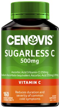 Cenovis Sugarless C 500mg Tablets 160 Pack