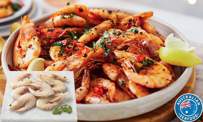 Karumba Australian MSC Certified Thawed Raw Banana Prawns