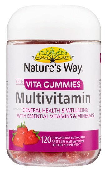 Nature’s Way Vita Gummies for Adults 120 Pack Selected Varieties