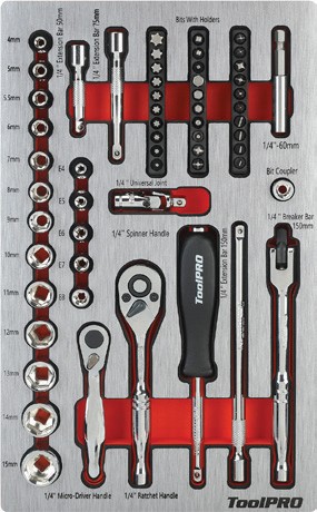 NEW ToolPRO EVA 58 Pce Socket Bit Set