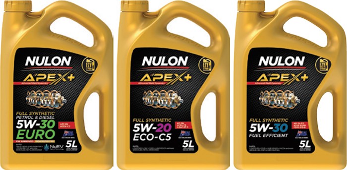 25% off Nulon APEX+ 5L Engine Oils^