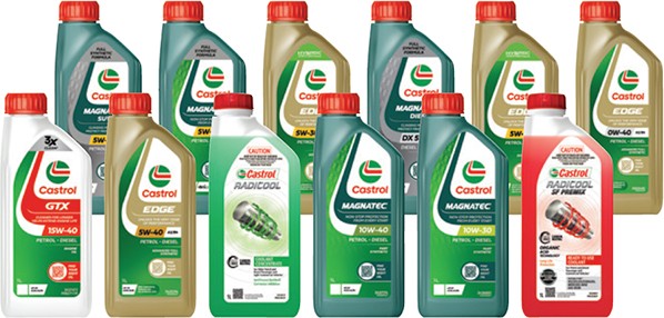 Castrol 1L Top Up Coolant & Engine Oils^