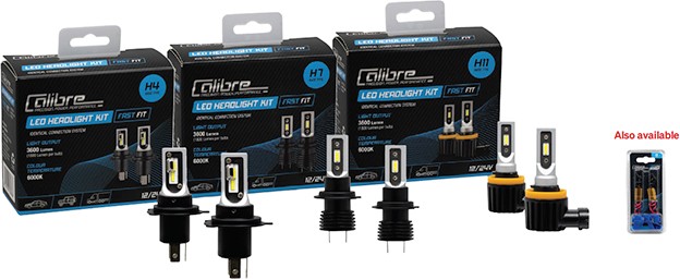 Calibre LED Fast Fit Headlight Globes^