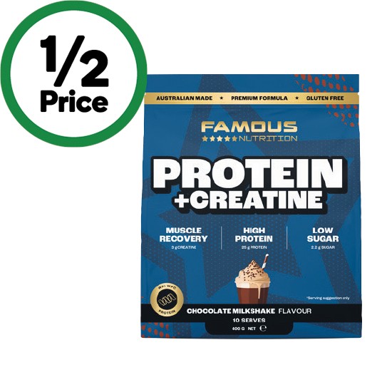 Famous Nutrition Protein + Creatine Powder 400g~