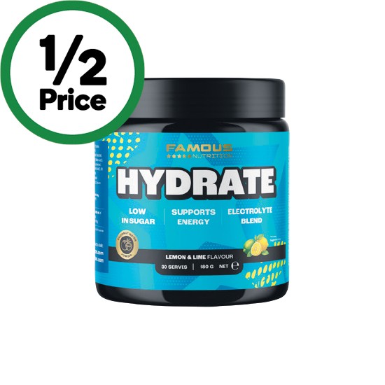 Famous Nutrition Hydrate 180g~