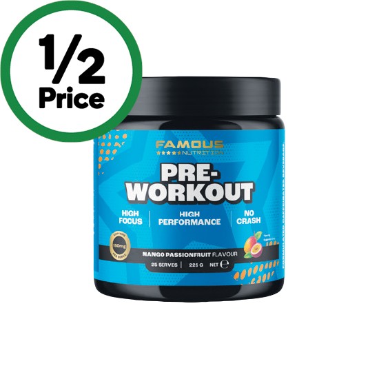 Famous Nutrition Pre-Workout 225g~