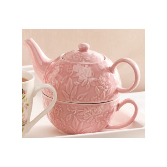 Mother’s Day Tea Set for One – Pink