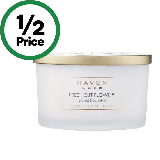 Haven Luxe Soy Candle 3 Wick