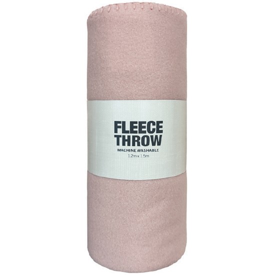 Basic Fleece Throw – Assorted
