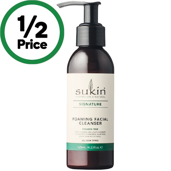 Sukin Signature Foaming Facial Cleanser Pump 125ml