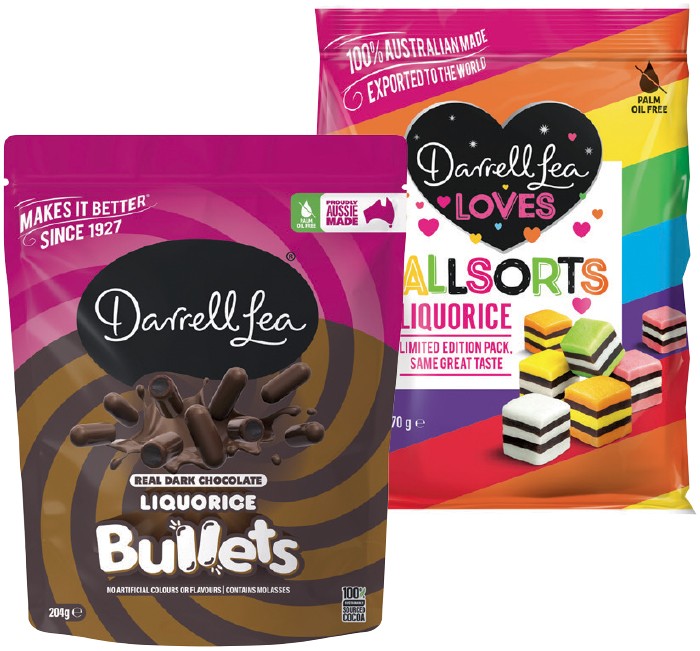 Darrell Lea Share Pack 150-280g or Life Savers Fruit Tingles Balls 150g Selected Varieties