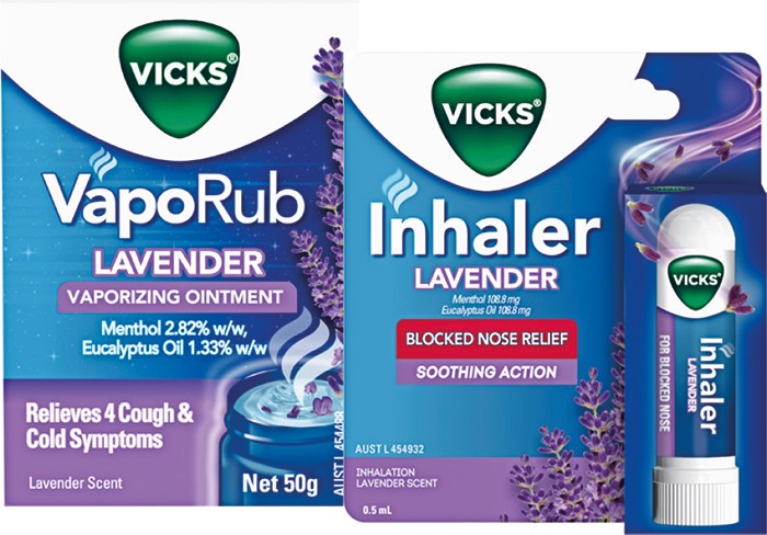 Up to 15% off NEW Vicks Selected Products