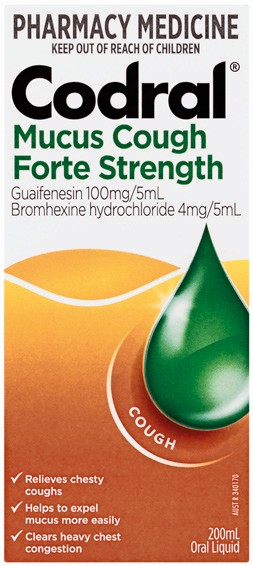 Codral Mucus Cough Forte Strength 200mL