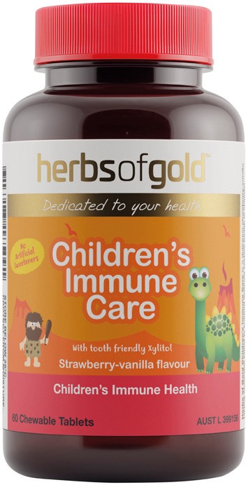Herbs of Gold Children's Immune Care 60 Chewable Tablets