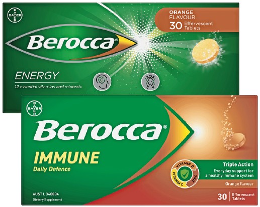 10% off Berocca Selected Products