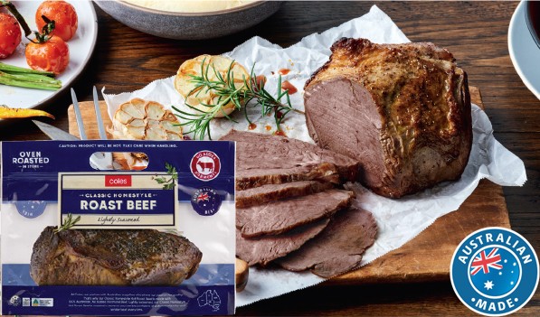 Coles Classic Homestyle No Added Hormones Hot Roast Beef