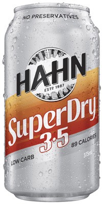Hahn Super Dry 3.5 Block Cans 30x375mL