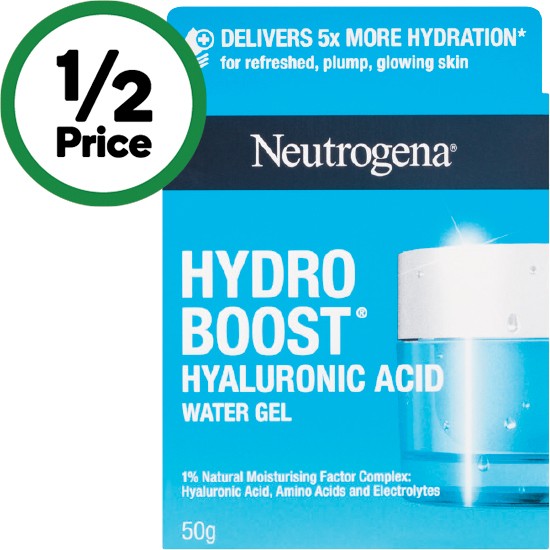 Neutrogena Hydro Boost Hyaluronic Acid Water Gel Face Moisturiser 50g