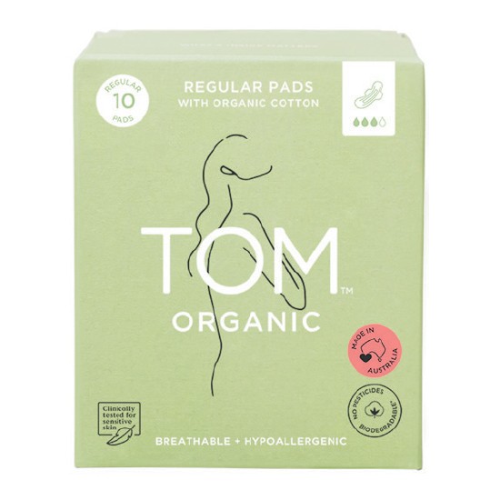 TOM Organic Pads Pk 10