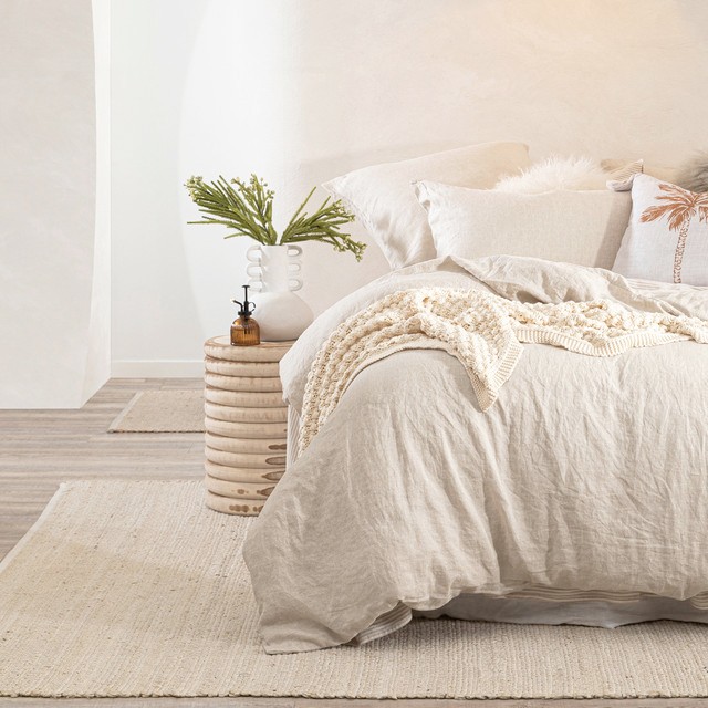 Goa Bleached Floor Rug by Habitat