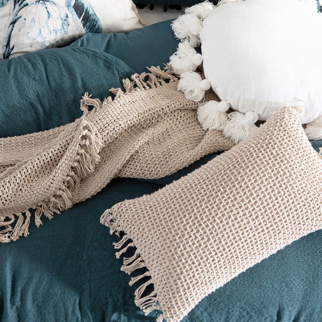 Calypso Knit Cushion by Habitat