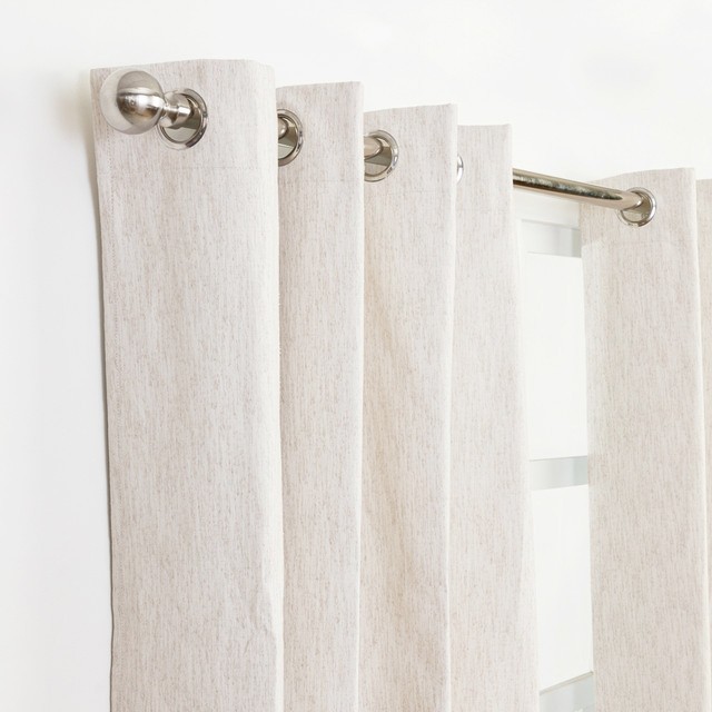 Bailey Extendable Brushed Chrome Rod Set by Habitat