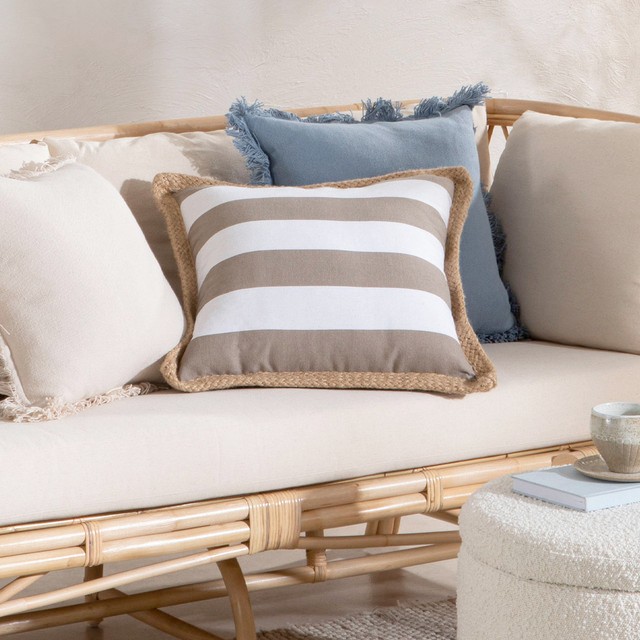 Little Cove Stripe Cushion by Habitat