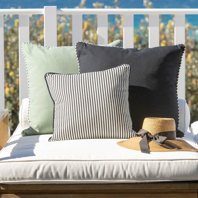 Zona Plain Outdoor Cushion by Pillow Talk