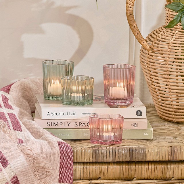 Bonnie Glass Candle Holder by M.U.S.E.