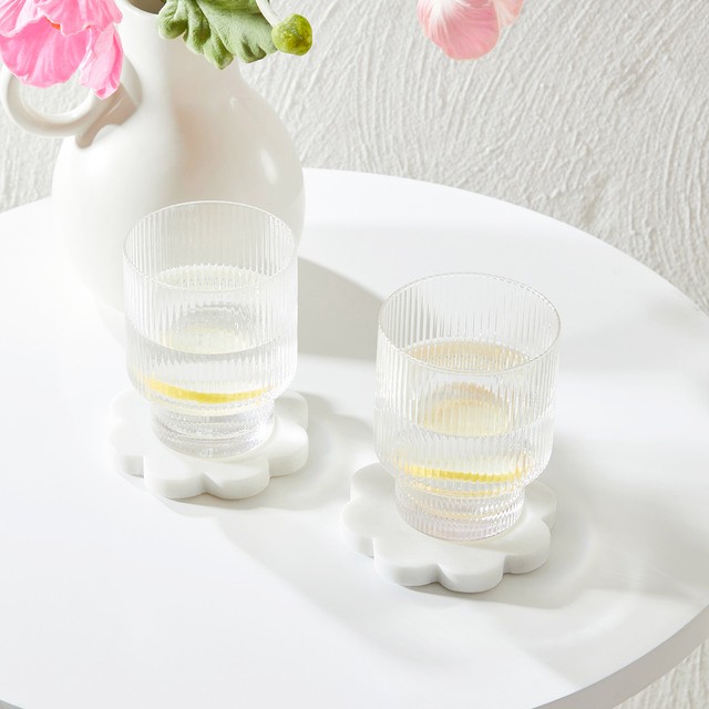 Petal Marble Coaster 2pk by M.U.S.E.