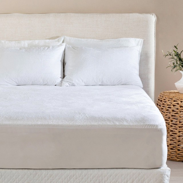 Eco Living Bamboo Waterproof Mattress Protector by Hilton