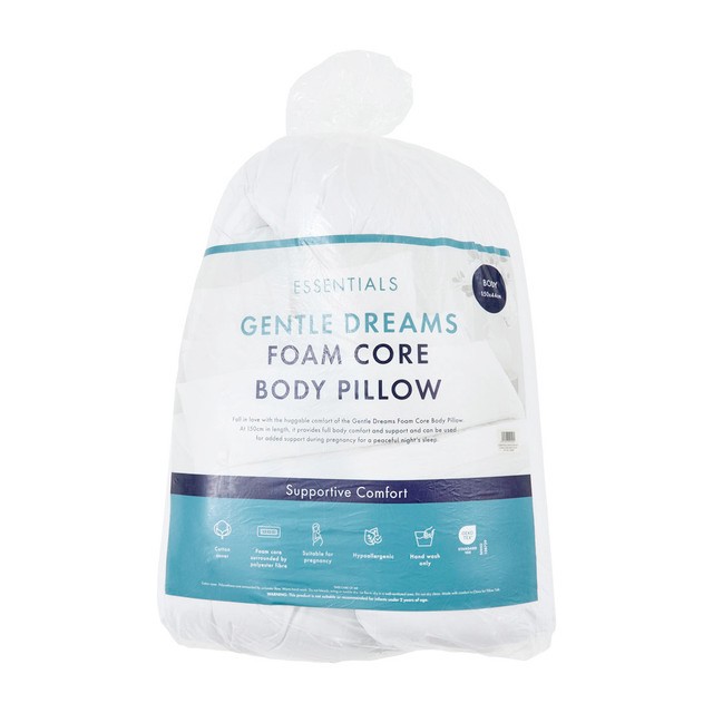 Gentle Dreams Foam Core Body Pillow by Essentials