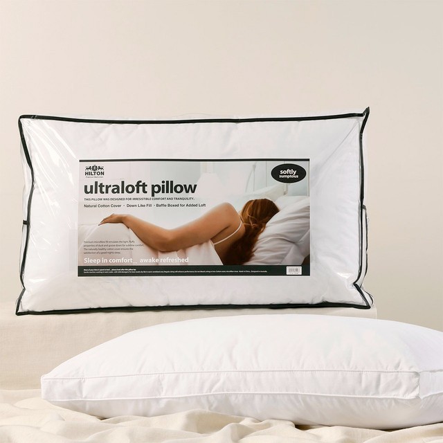 Ultra Loft Microfibre Soft Pillow by Hilton