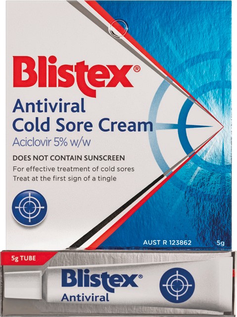 Blistex Antiviral Cold Sore Cream 5g