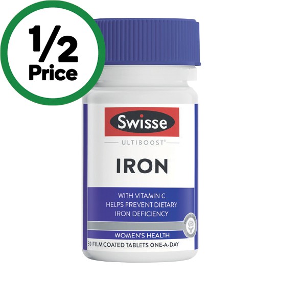 Swisse Ultiboost Iron Tablets Pk 30~