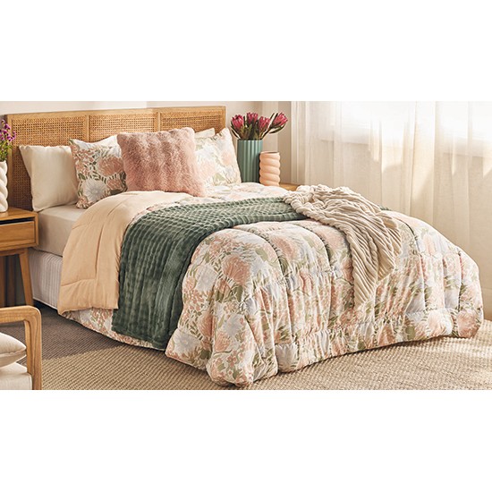 Inspire Comforter Bed Set Queen/King – Assorted