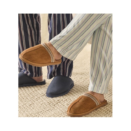Ladies’ Slipper Scuff Aztec Tan – Assorted