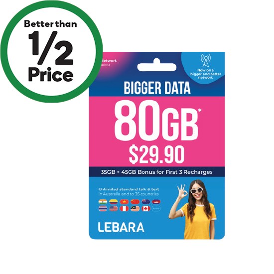 Lebara $29.90 Starter Pack~