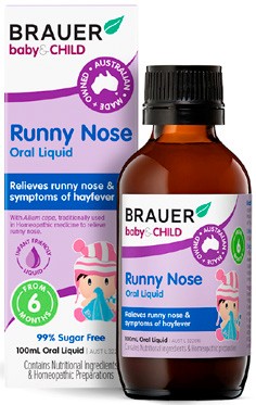 Brauer Baby & Child Runny Nose Oral Liquid 100mL