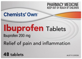 Chemists’ Own Ibuprofen 200mg 48 Tablets