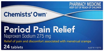 Chemists’ Own Period Pain Relief 24 Tablets