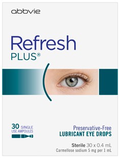 Refresh Plus Lubricant Eye Drops 30 x 0.4mL