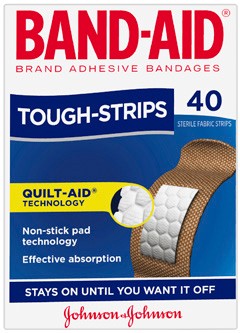 Band-Aid Tough Strips 40 Pack