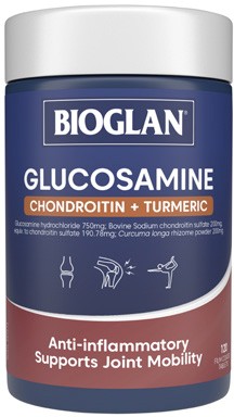 Bioglan Glucosamine Chondroitin + Turmeric 120 Tablets