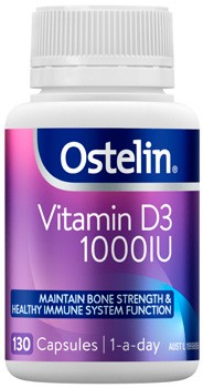 Ostelin Vitamin D3 1000IU 130 Capsules