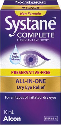 Systane Complete Preservative-Free Lubricant Eye Drops 10mL