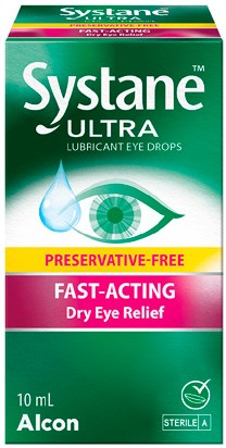 Systane Ultra Preservative-Free Lubricant Eye Drops 10mL