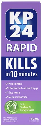KP24 Head Lice Rapid Solution 150mL