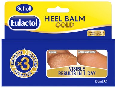 Scholl Eulactol Heel Balm Gold 120mL